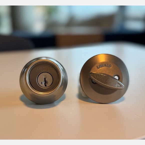 Weiser Elements SmartKey Deadbolt, Satin Nickel (New, Open Box, Never Installed) - Picture 1 of 6